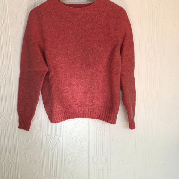 Like new - Pink Scottish sweater Jumper Harley of Scotland, size L (could fit M) - Picture 6 of 7